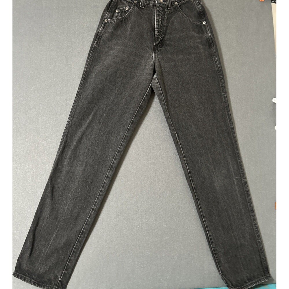 Vintage 80’s 90’s Wrangler Silverlake Bareback Denim Black Jeans Sz 7/8